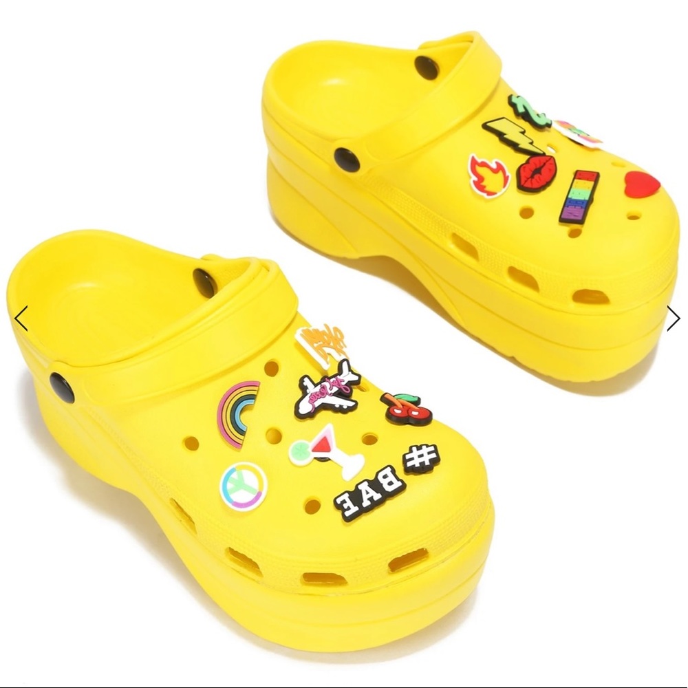 Cape robbin platform crocs